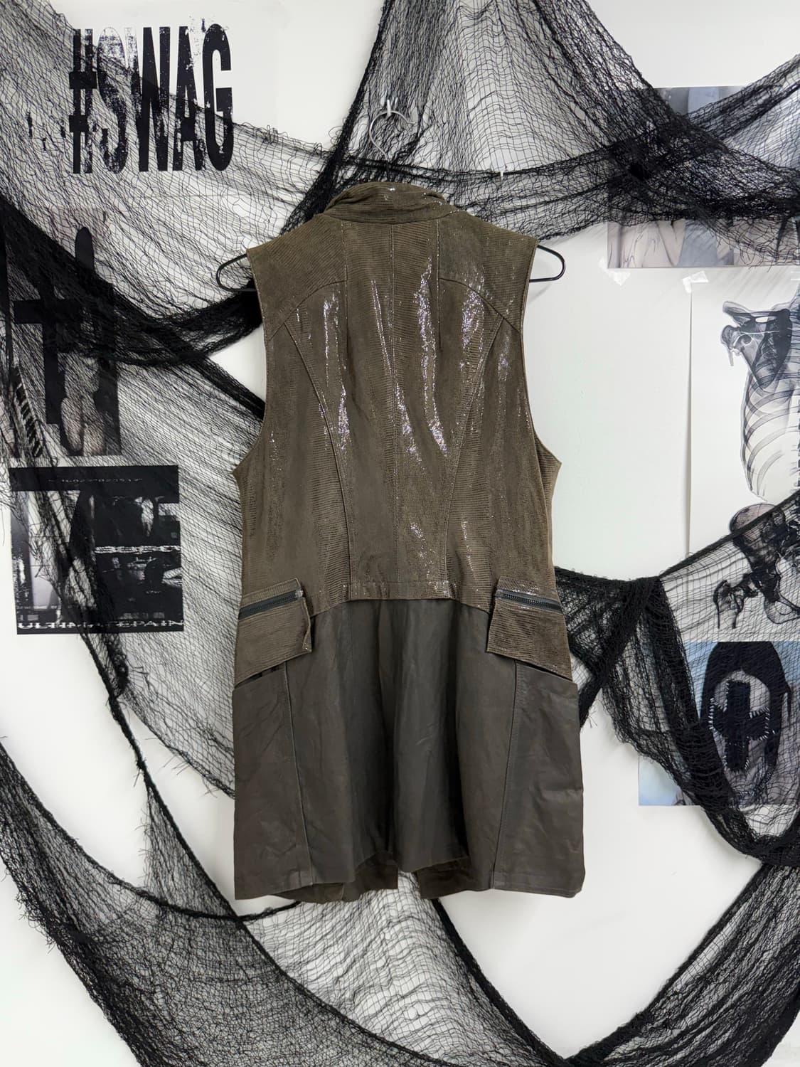Leather vest (염소가죽) 상품이미지9