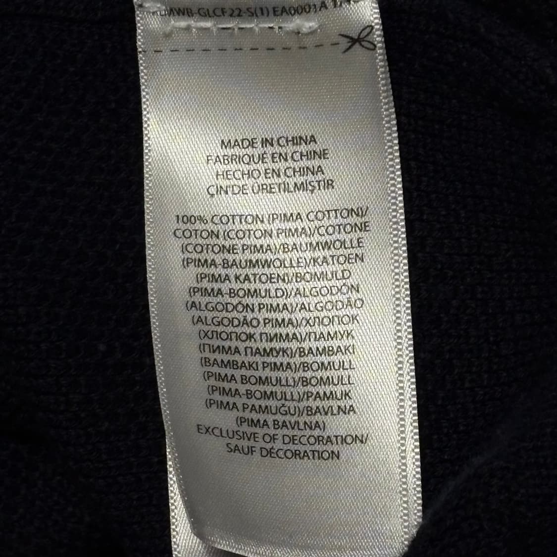 XL 폴로랄프로렌 네이비 피마 코튼 반집업 니트 상품이미지5