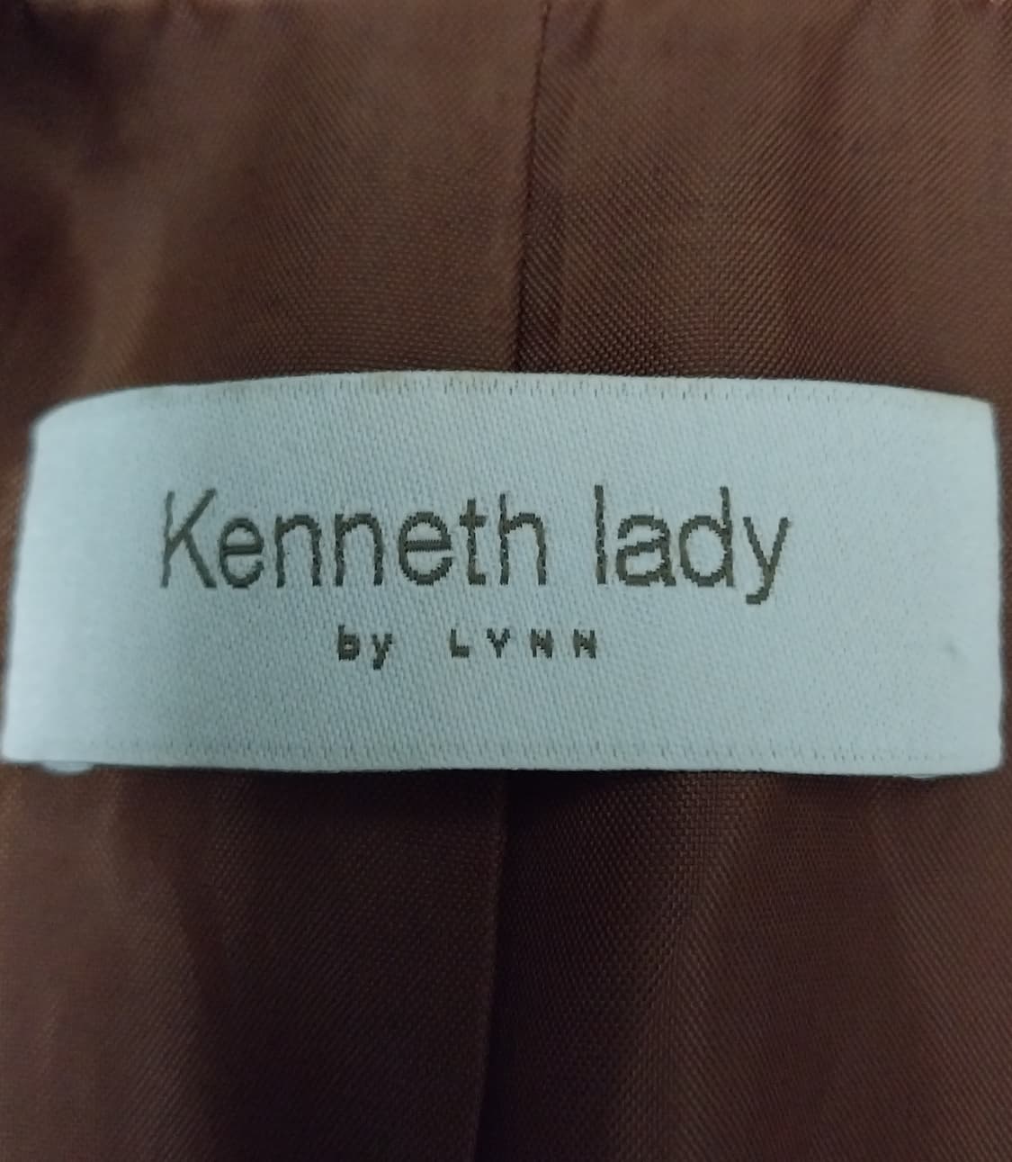 케네스 레이디 체크 더블 버튼 롱 코트 66 상품이미지4