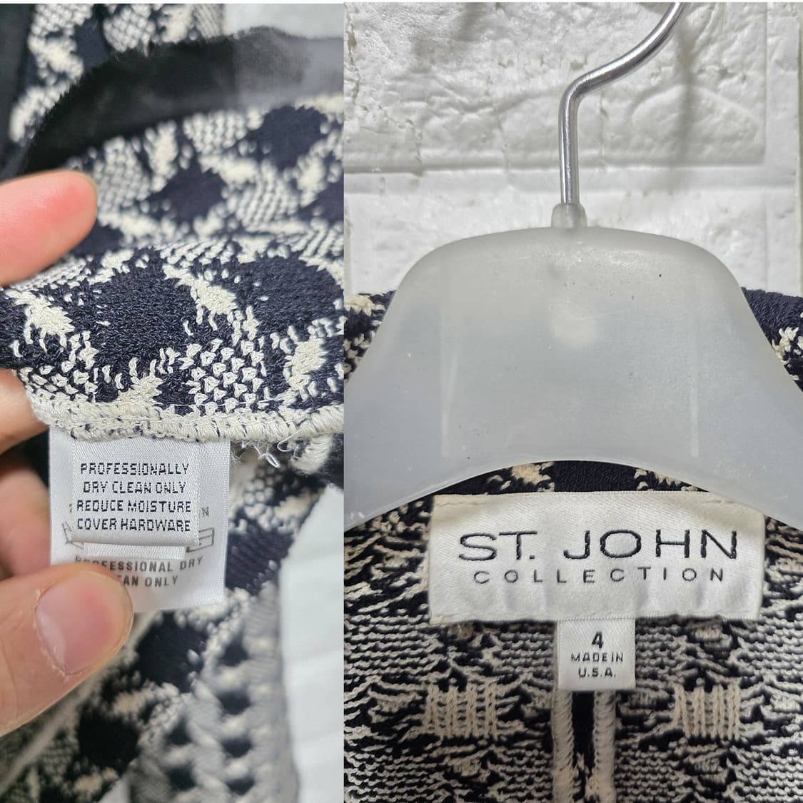 택포// 센존 S.John 하운드투스 자켓 S 상품이미지2