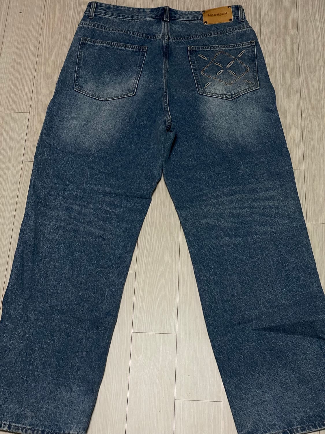 MOONSUN 와이드 데님 L사이즈 (허리 31정도) 상품이미지2