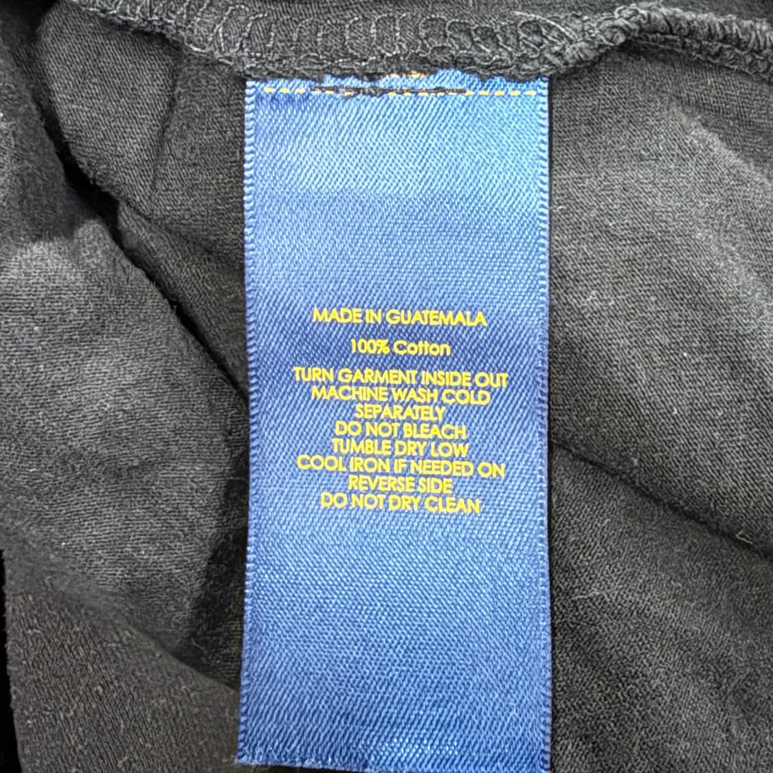 폴로 데님앤서플라이 블랙 반팔 티셔츠 상품이미지5