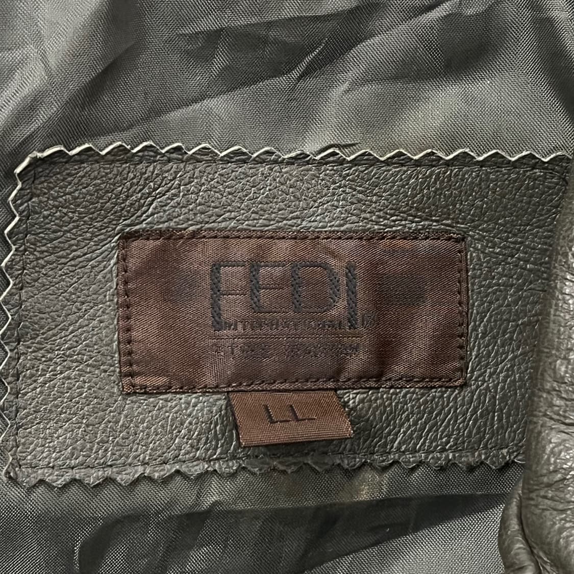 [정품/L] 재패니스 fedi 리얼레더자켓 b18 상품이미지5