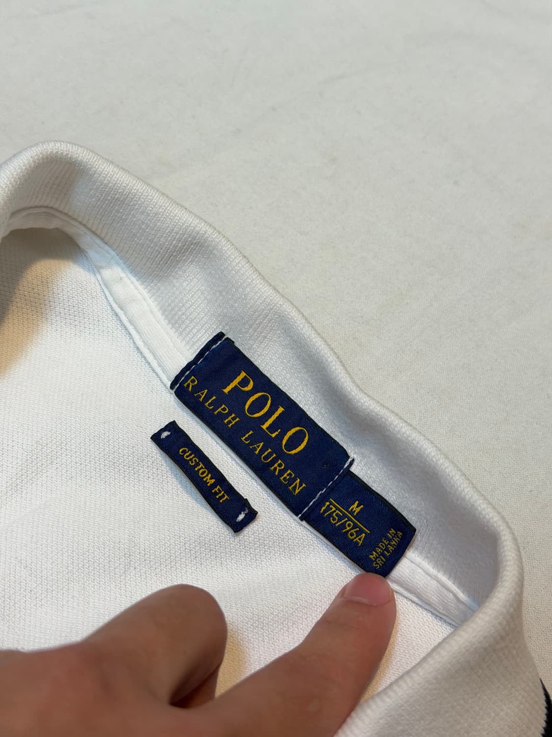 폴로 빅포니 치프키프 블랙와치 카라티 화이트 상품이미지4