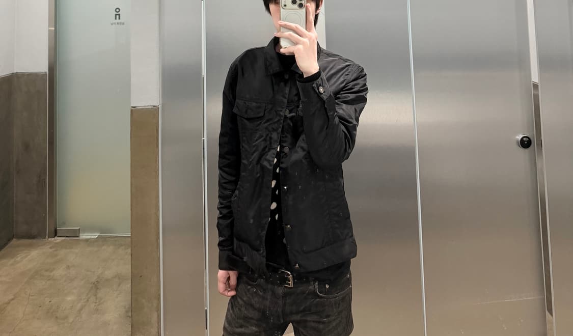 생로랑 나일론 트러커 자켓 상품이미지1