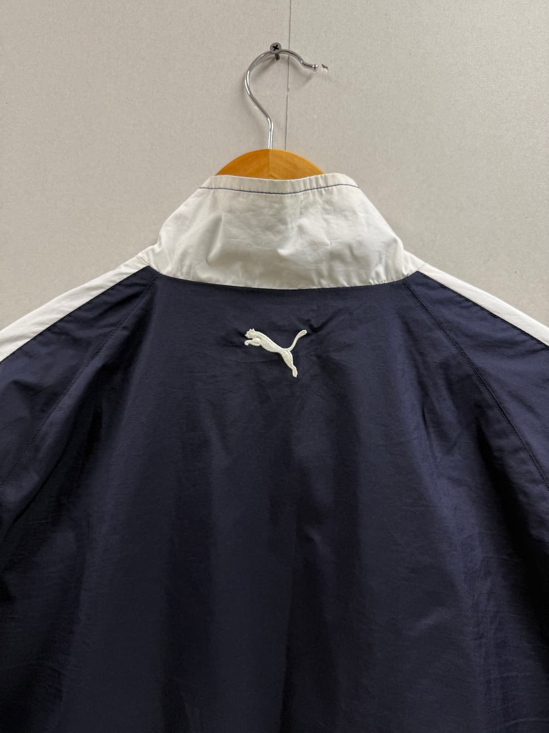 남성 L / 푸마 바람막이 집업 네이비 화이트 상품이미지7