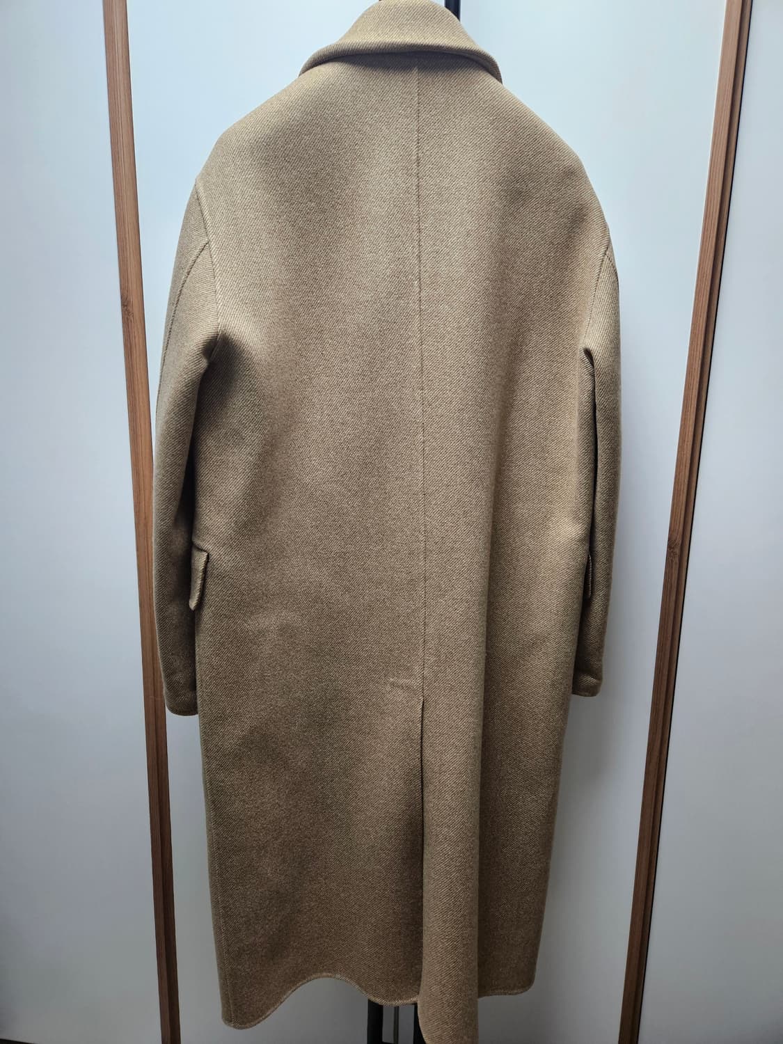 마마가리 오버핏 핸드메이드 코트 트윌베이지 46사이즈 상품이미지5