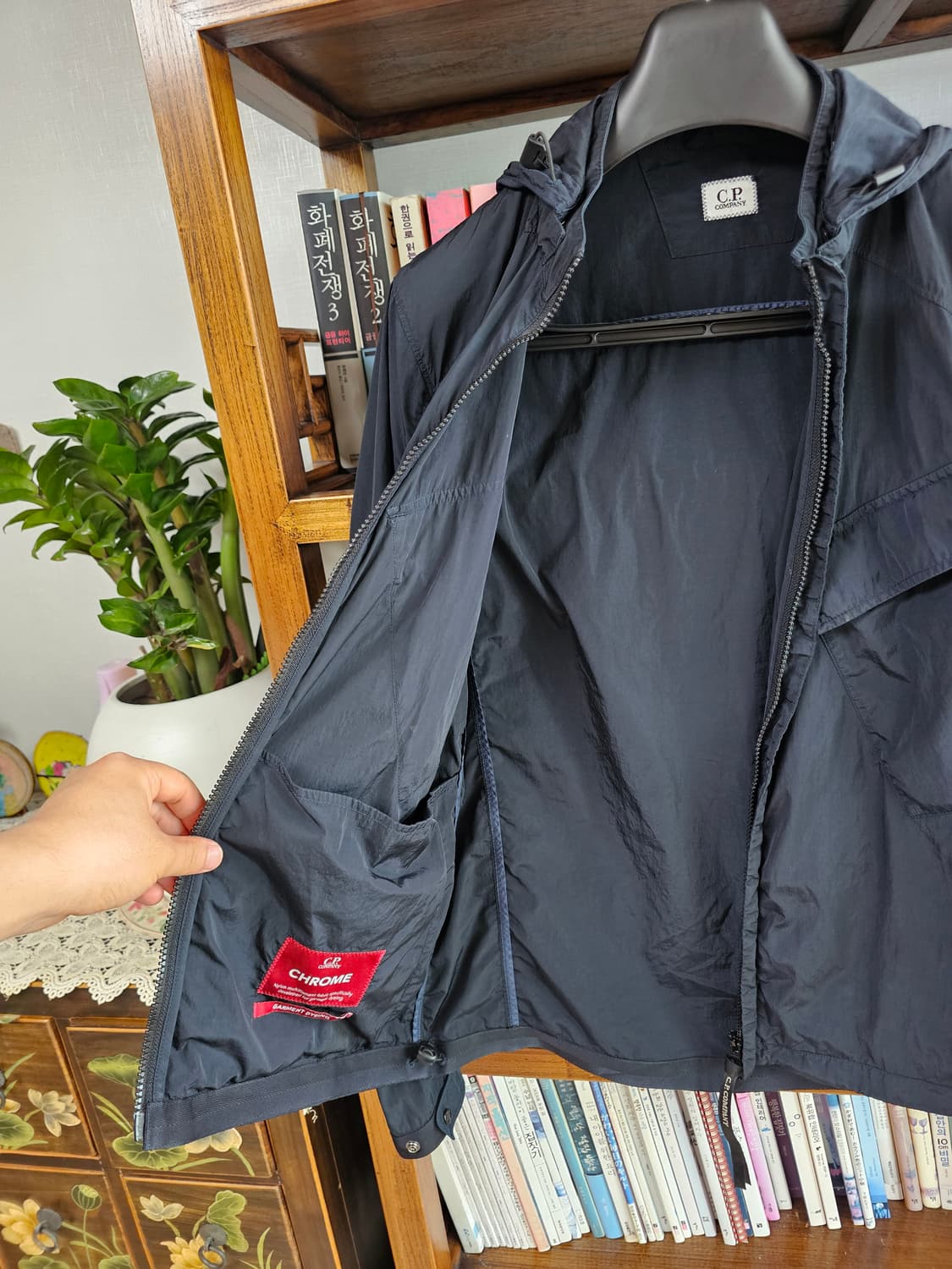 씨피 CP 컴퍼니 고글 나일론 자켓 팔아요. s 95 90 상품이미지7