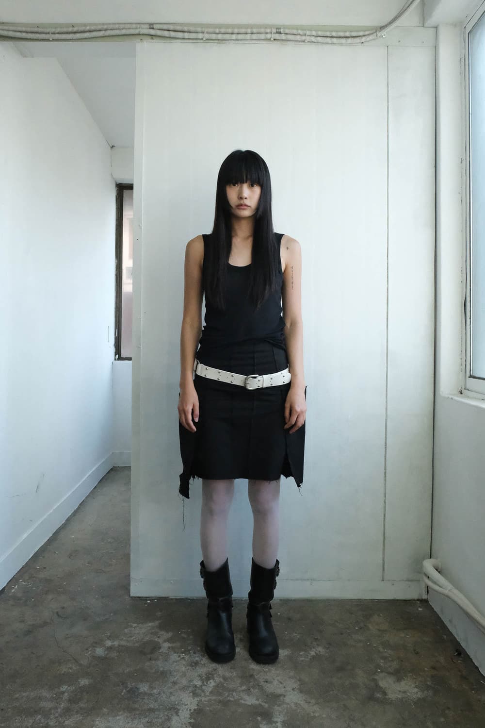 순지 WING SKIRT IN BLACK M 상품이미지1