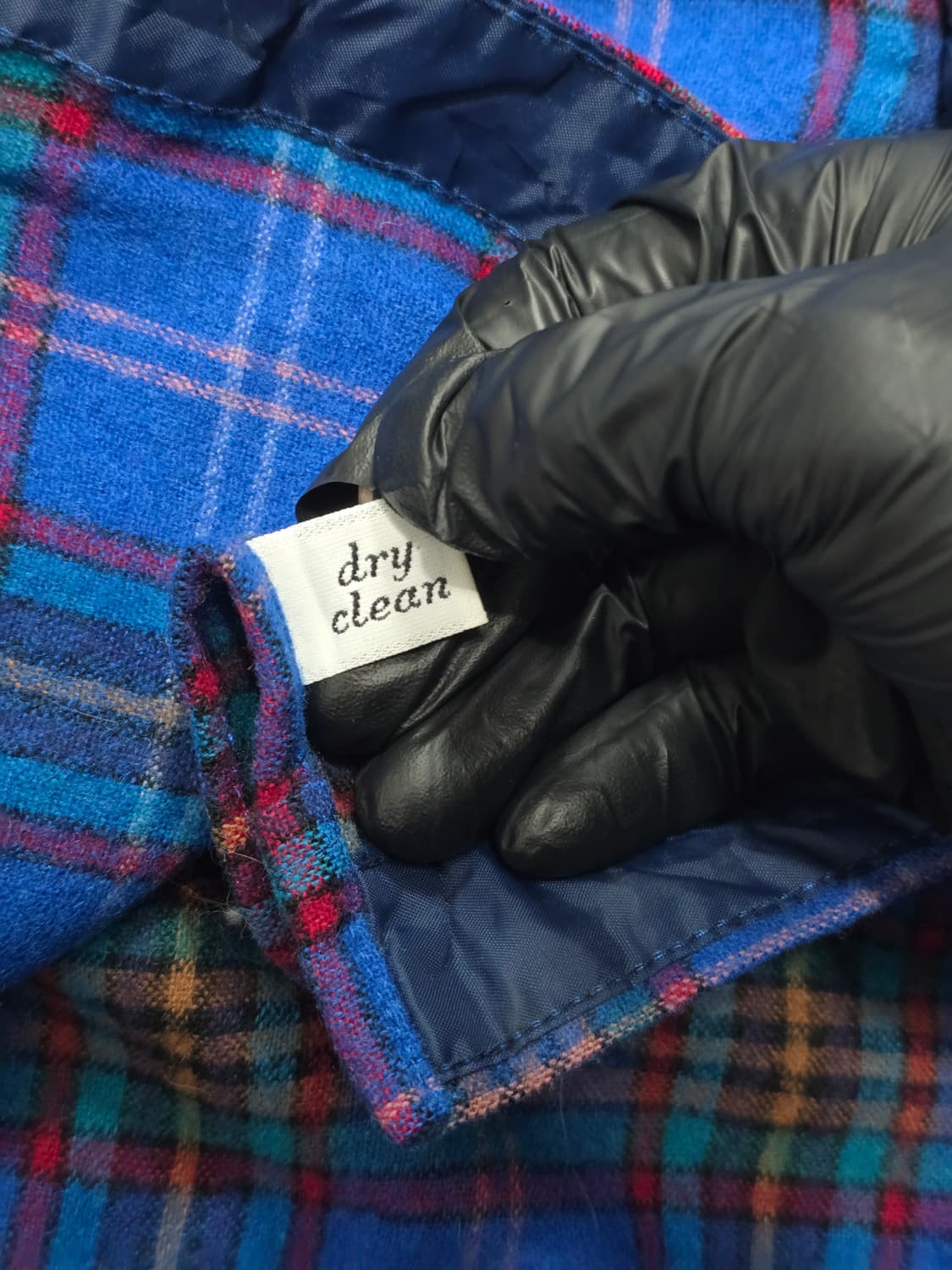 Pendleton USA 70s 펜들턴 블루 체크 버진울 셔츠 M 상품이미지5