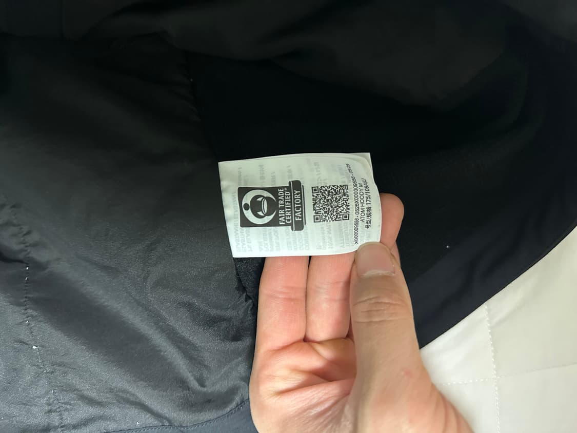 아크테릭스 아톰 후디 블랙 L 상품이미지4