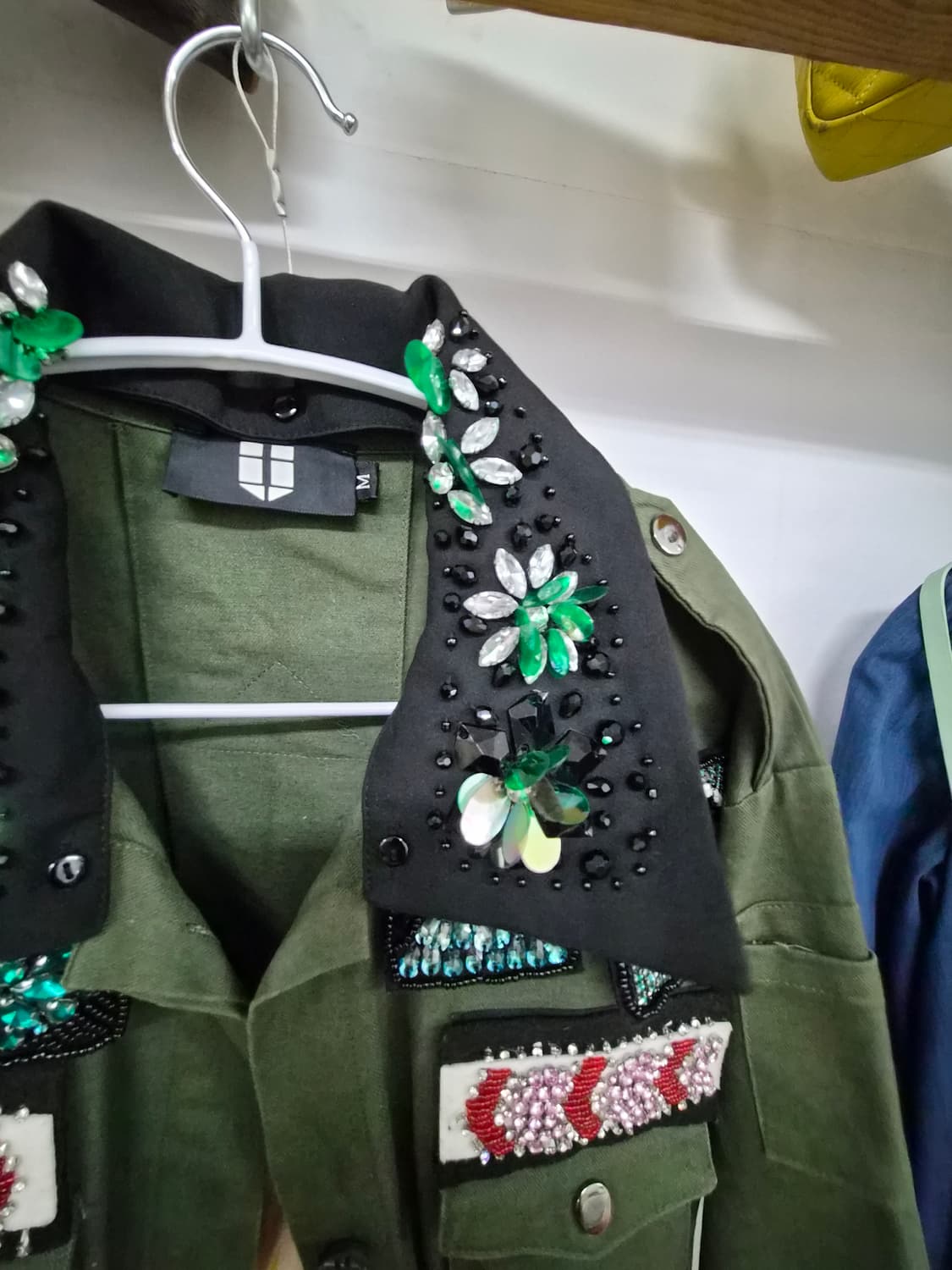 큐빅 빈티지 야상 상품이미지3