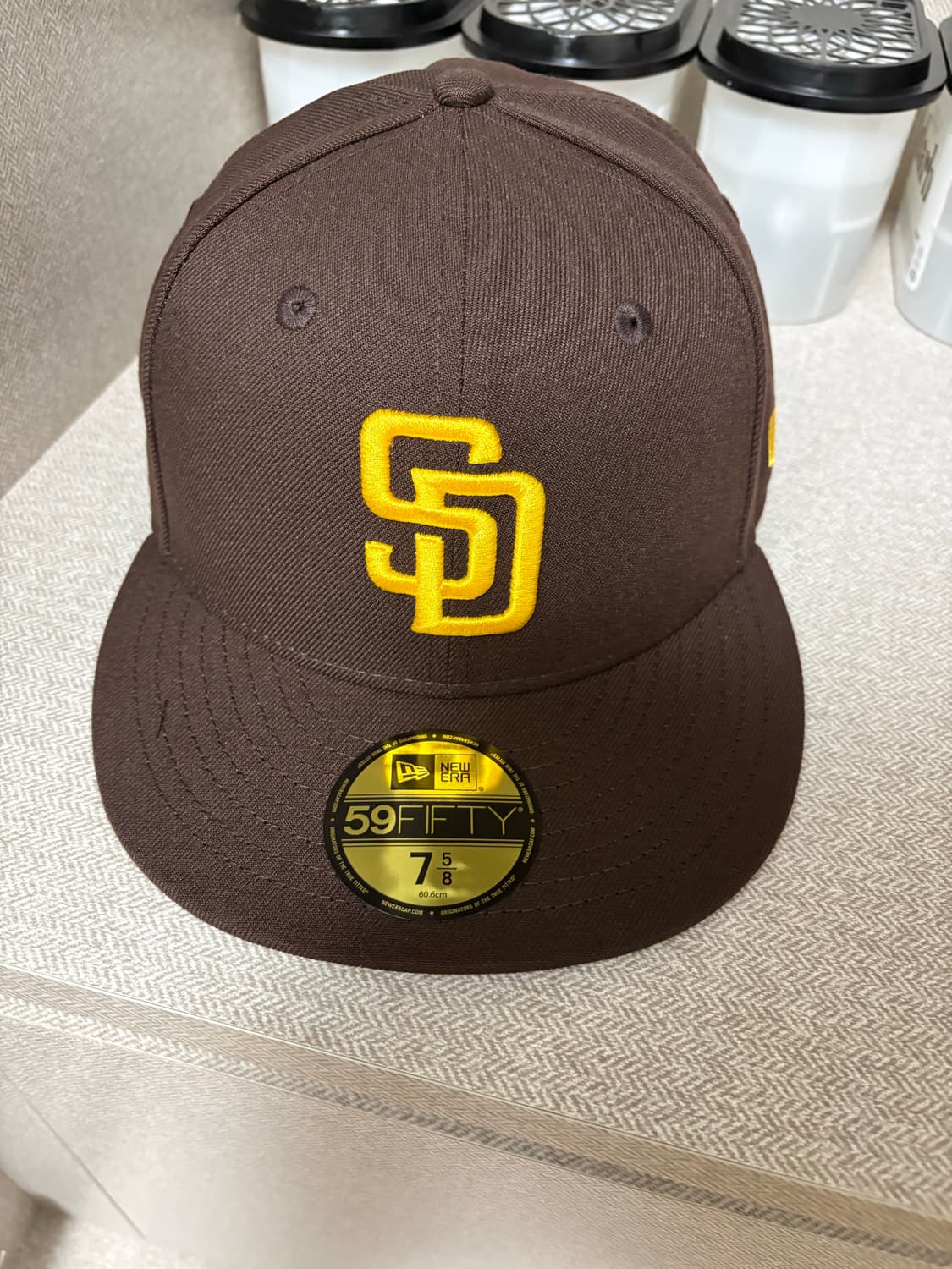 뉴에라 MLB 어센틱 샌디에이고 파드리스 피티드캡 게임 브라운 상품이미지1