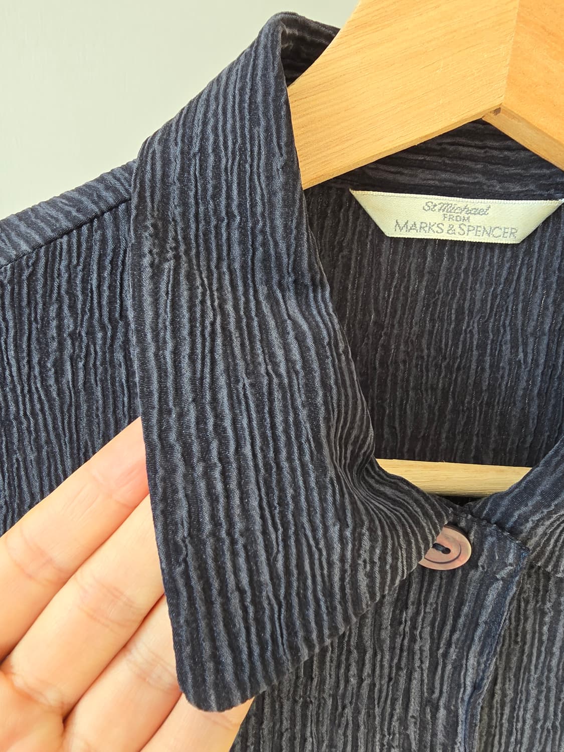 St Michael by Marks & Spencer  플리츠 셔츠 상품이미지2