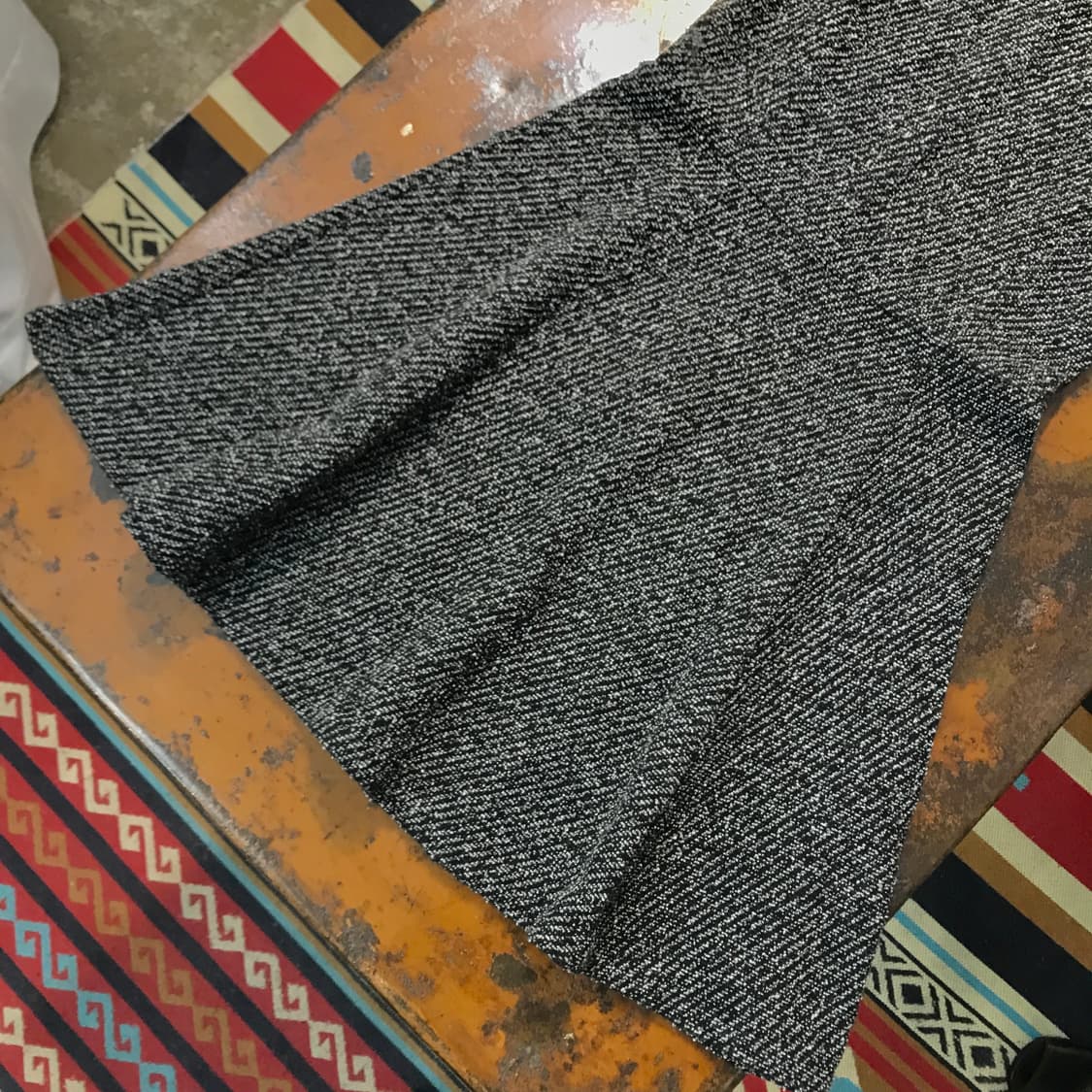 띠어리 블랙 트위드 플레어 미디원피스 여성 55 사이즈  상품이미지3