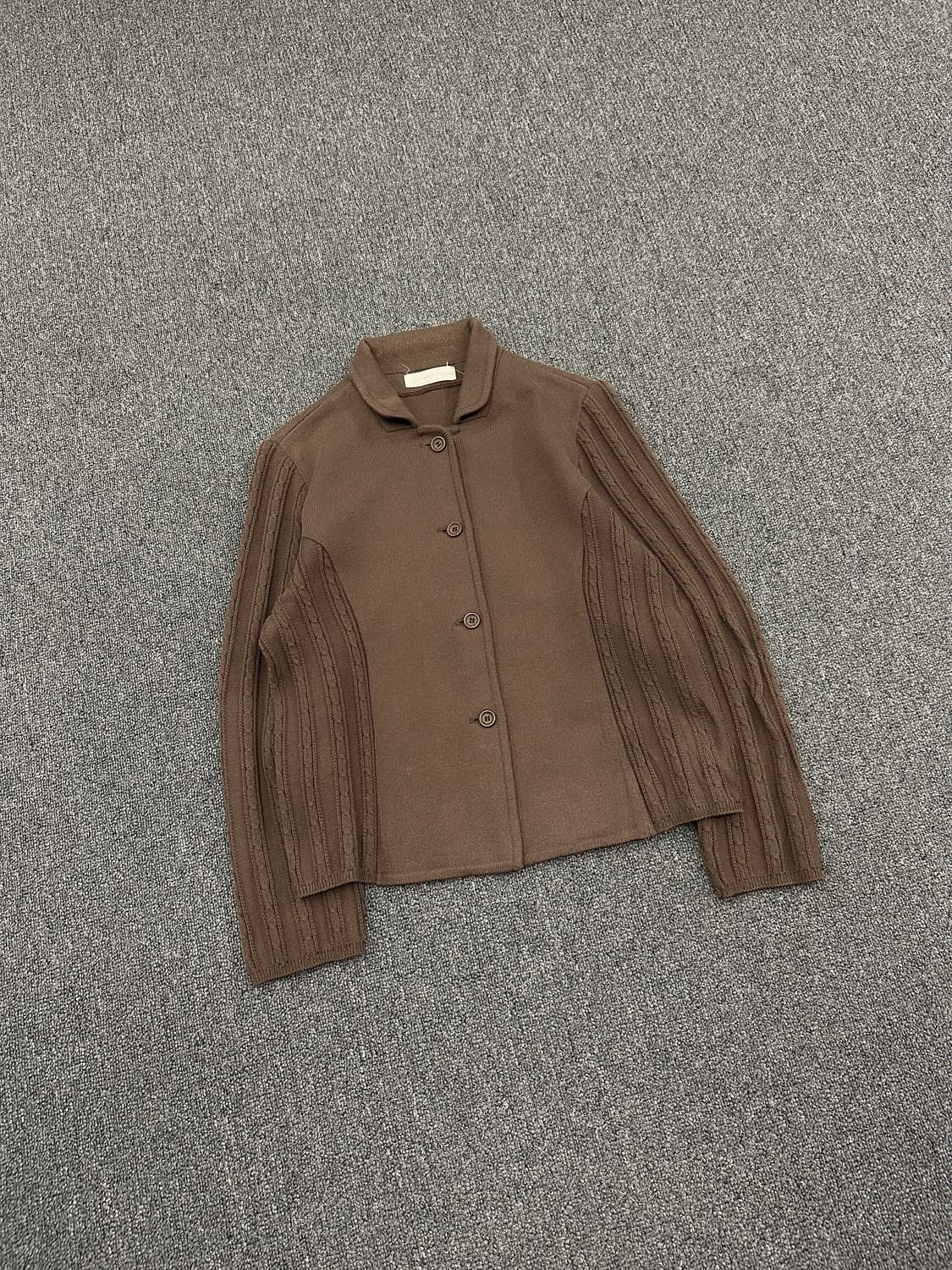 재패니즈 빈티지 브라운 버튼 가디건 니트 상품이미지1