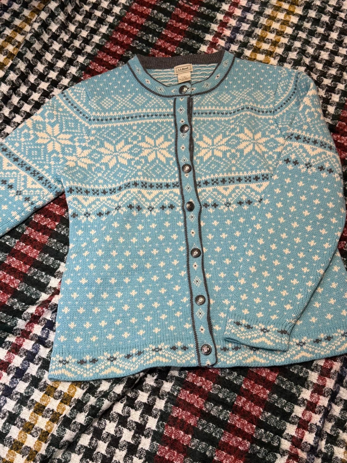 LL Bean 엘엘빈 노르딕 니트 가디건 상품이미지1