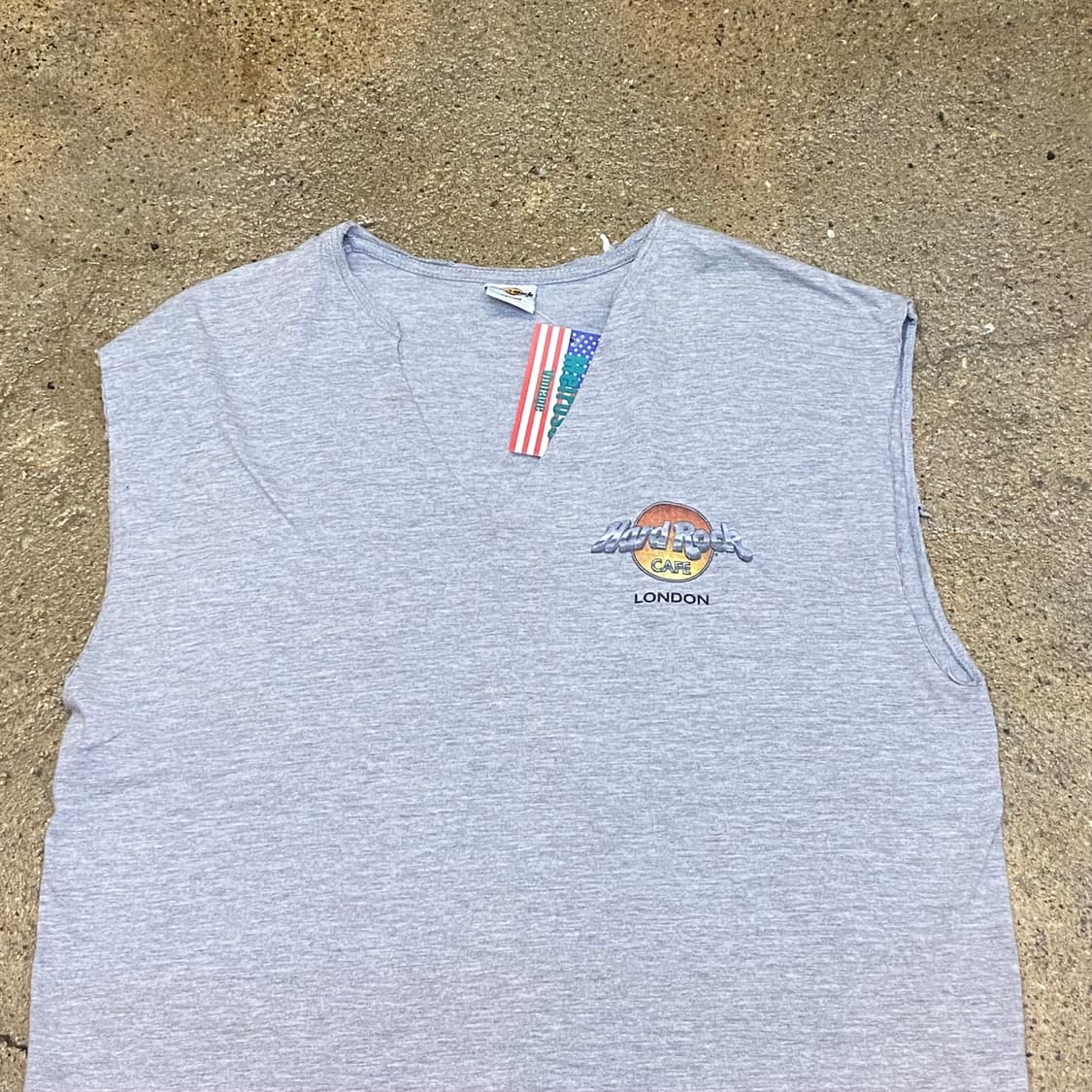 미국 빈티지 하드락 카페 런던 투어 나시티 민소매티셔츠 상품이미지4