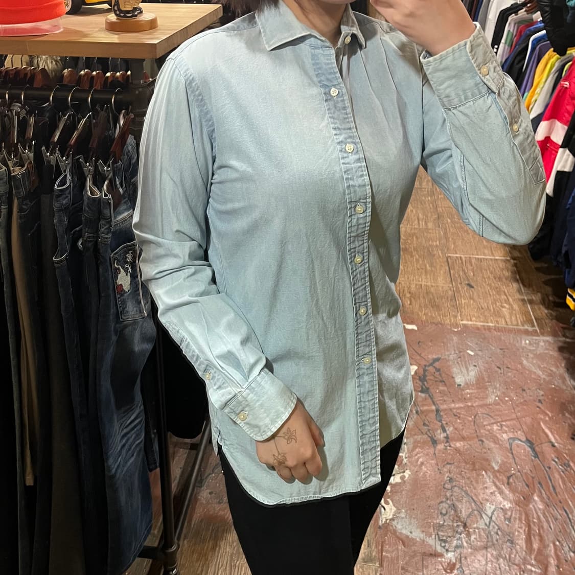 [HI] 폴로 셔츠 연청 상품이미지3