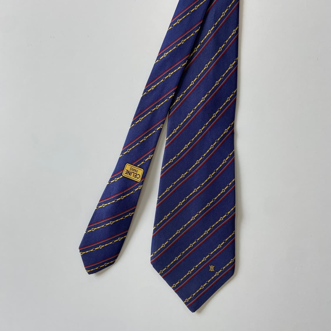 셀린느(celine) 명품 정품 심플로고 넥타이 상품이미지2