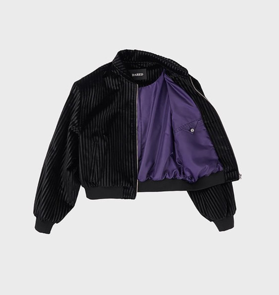 데어드 스트라이프 벨벳 블루종 상품이미지5