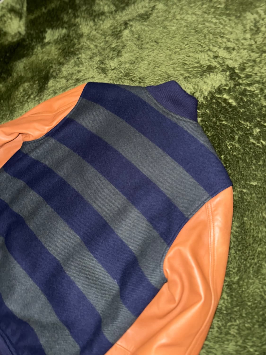 [S] 나이키 라이프 램스킨 슬리브 울 바시티 자켓 상품이미지9