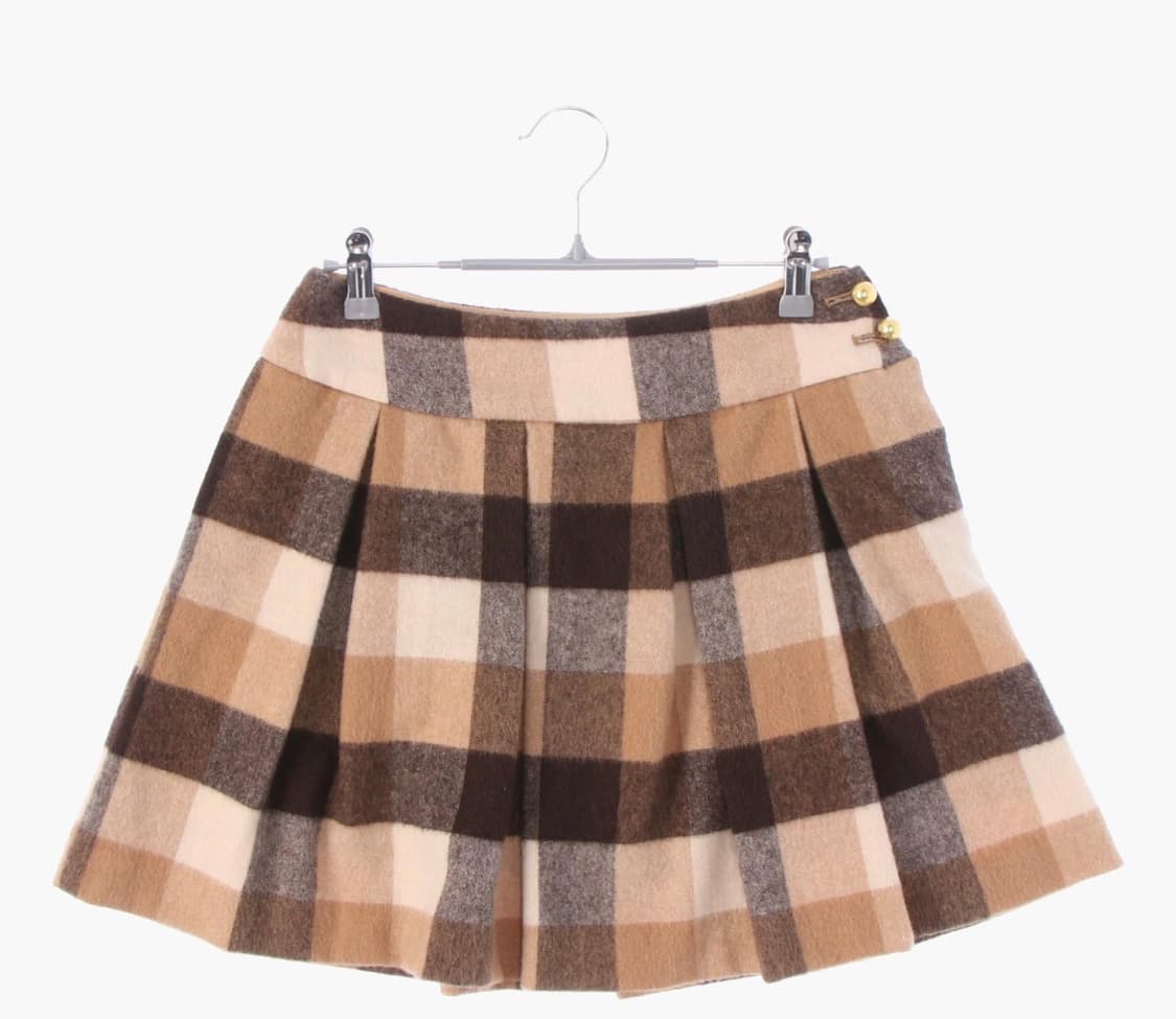 로페 피크닉 울 모직 스커트 여자 36cm 상품이미지1