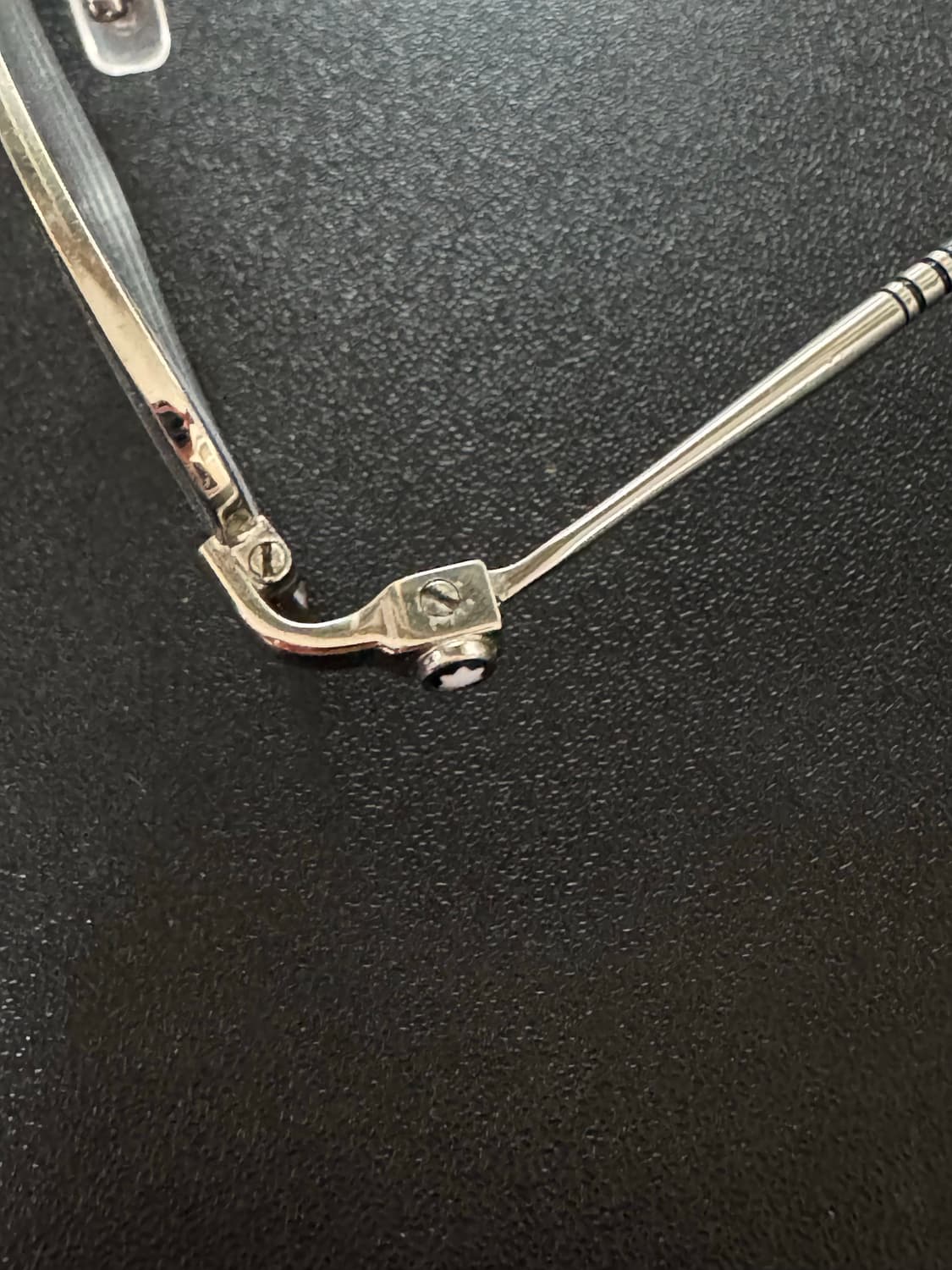 [OS] 몽블랑 빈티지 실버 메탈테 안경 상품이미지2