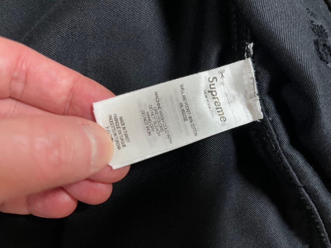 (XL) 23fw 슈프림 몰스킨 워크 자켓 (블랙) 상품이미지9