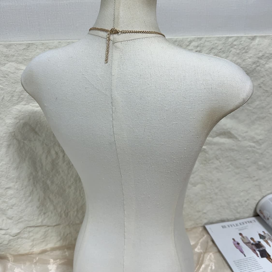 빈티지 Y-넥타이 십자가 쿠바체인 목걸이 상품이미지3