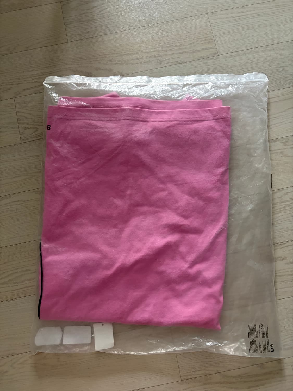 발렌시아가 싸커 티셔츠 핑크 마이애미 4사이즈 상품이미지2