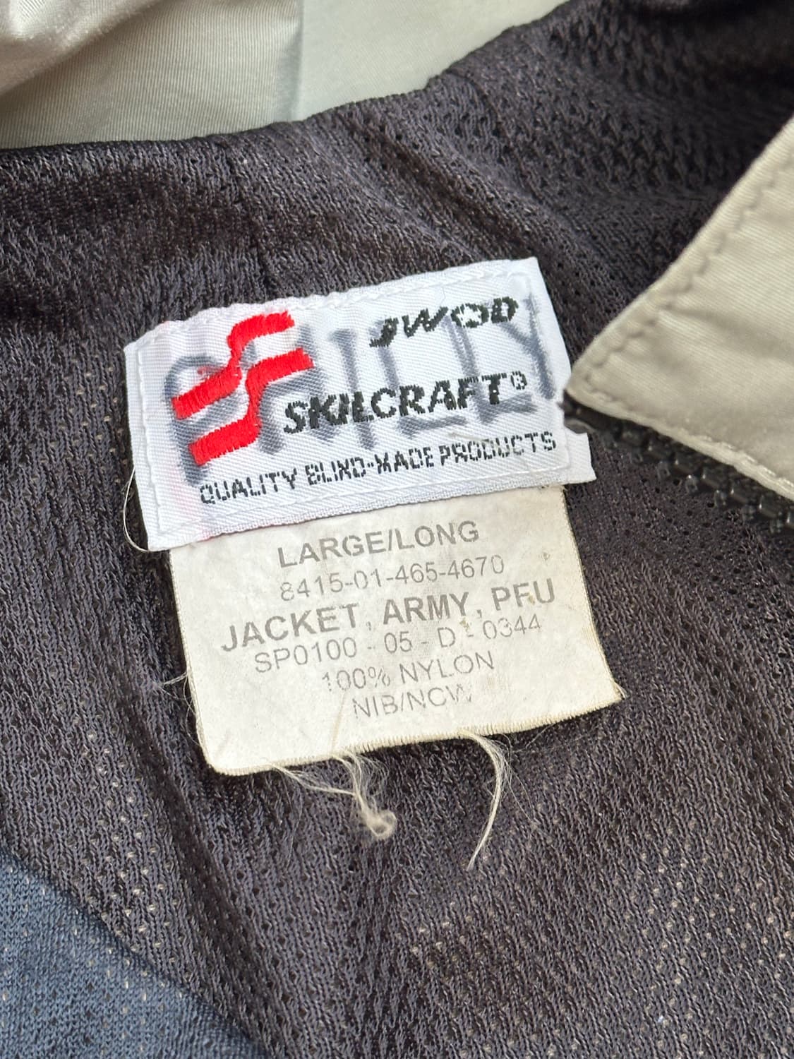 스킬크래프트 미군 ipfu 바람막이 자켓 L-L 상품이미지2