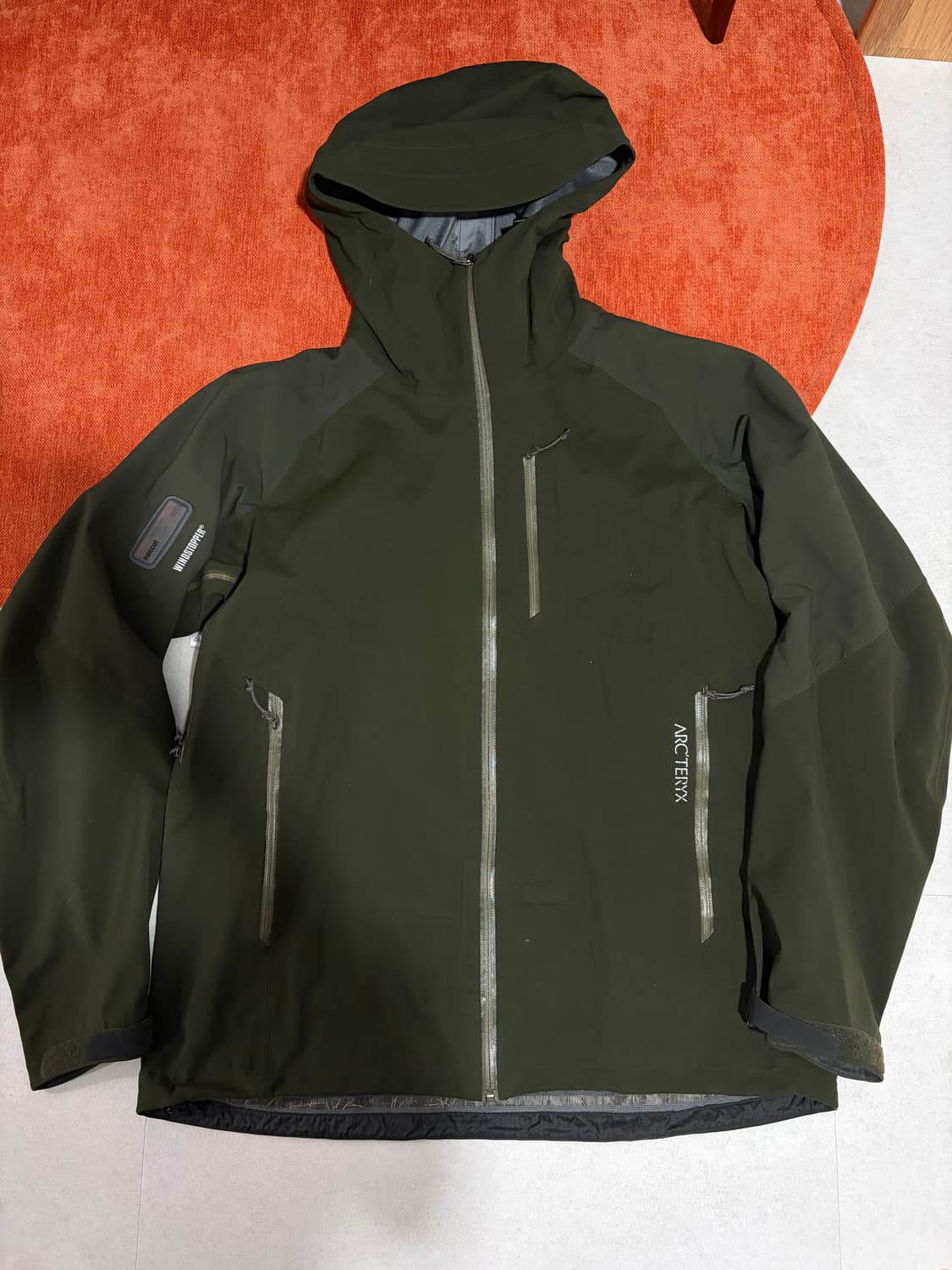 아크테릭스 구형 정품 알파sv 윈드스토퍼 상위라인 바람막이 105 상품이미지1