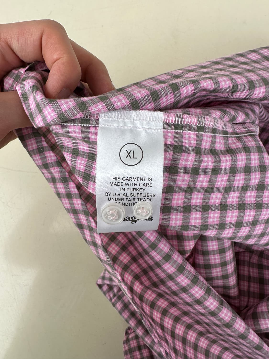 기마구아스 jeremy shirt 핑크 xl 사이즈 상품이미지4