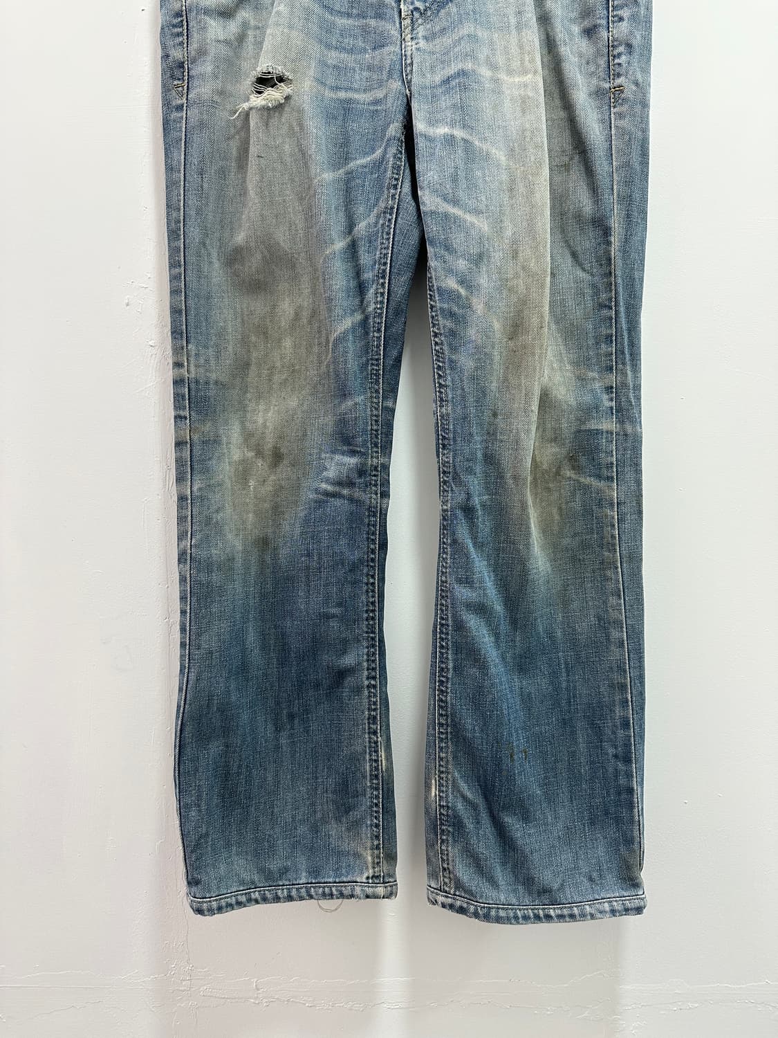 Guess destroyed denim sagging jeans  상품이미지7