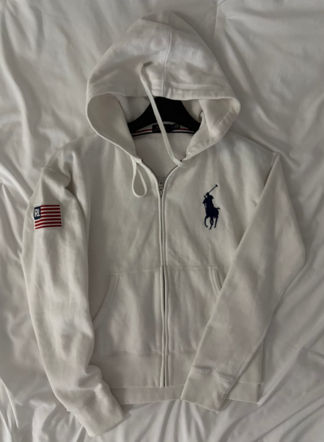 폴로 빅포니 성조기 후드집업 M 상품이미지1