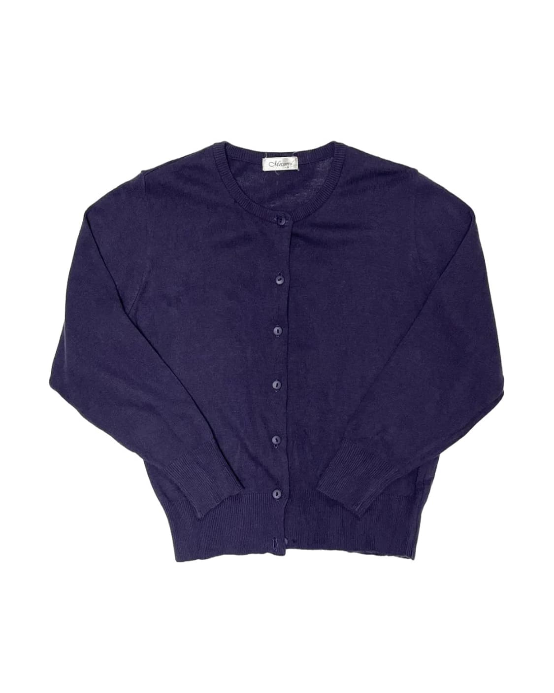 Deep purple cotton cardigan 상품이미지1