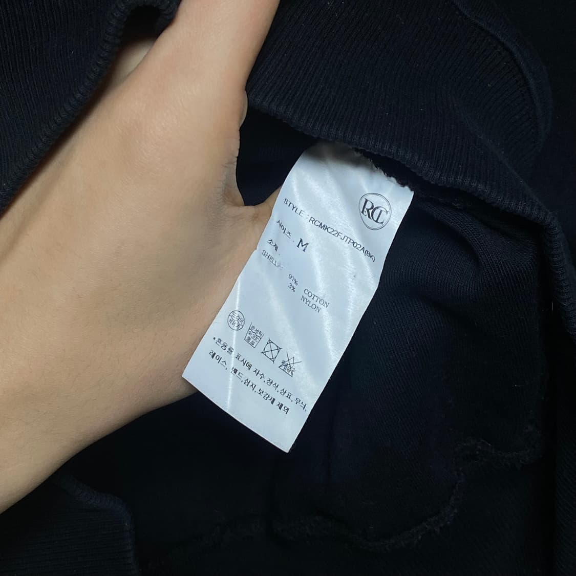 렉토 로고패치 맨투맨 M 상품이미지5