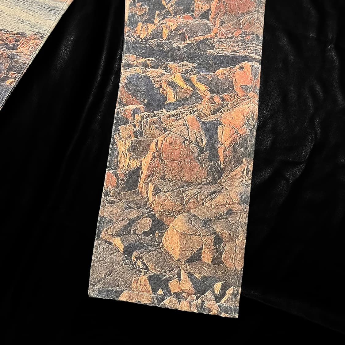 선플라워 와이드 데님 팬츠 상품이미지5