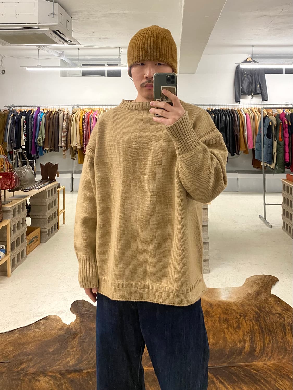 프릭스스토어 모크넥 오버핏 니트 상품이미지1