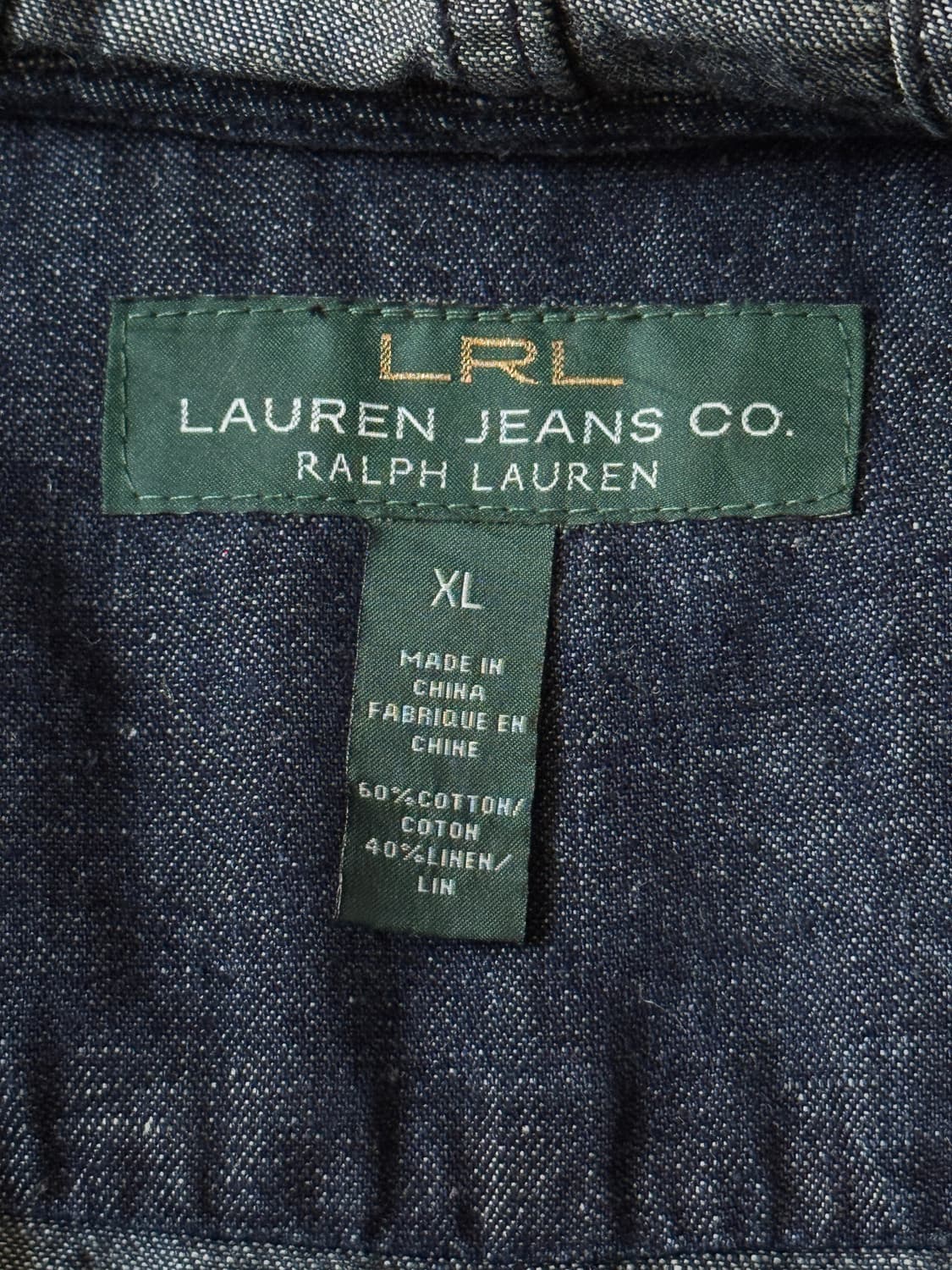 [XL]로렌 랄프로렌 데님 후드 마운틴 자켓 상품이미지3