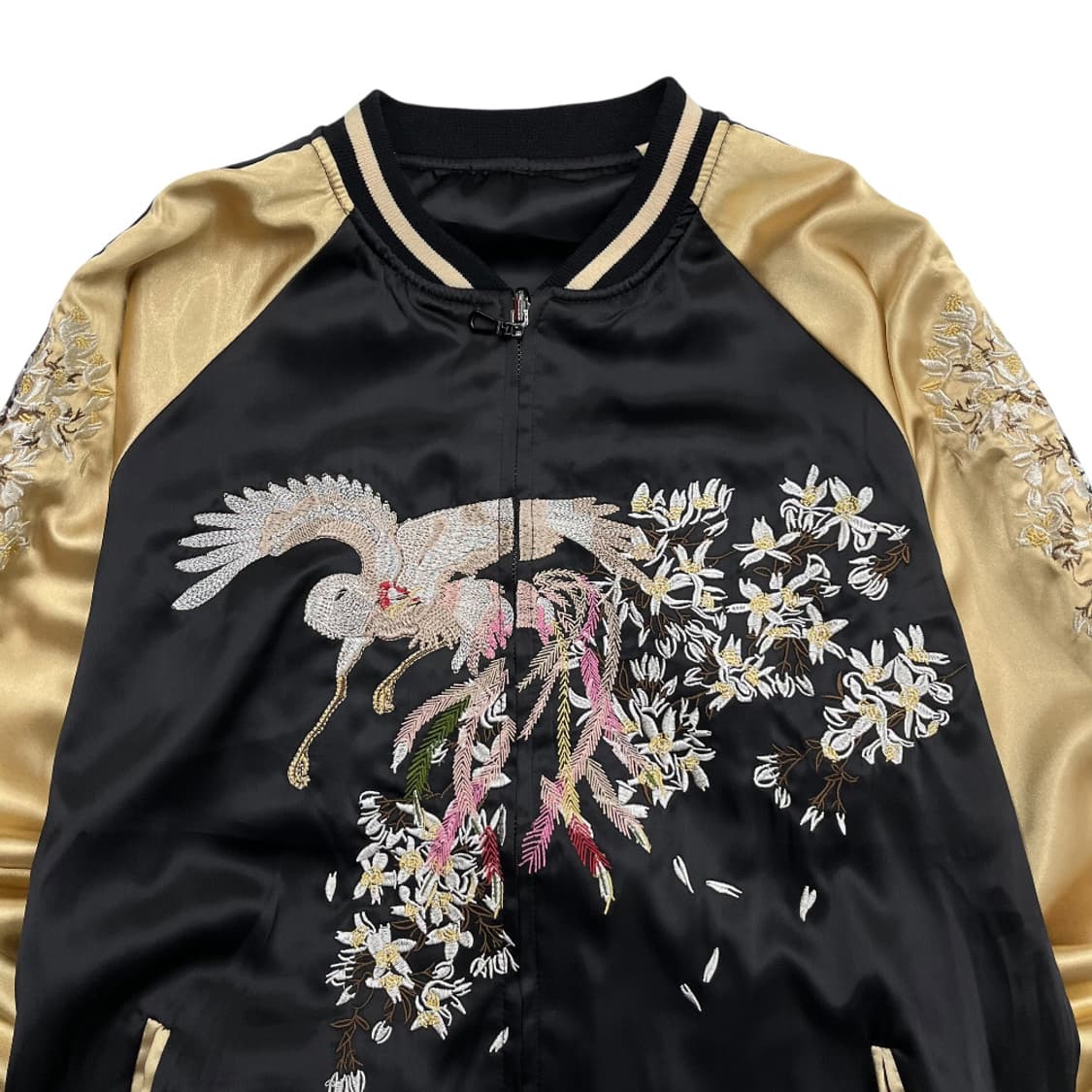 japan 블랙 오리엔탈 자수 스카쟌 상품이미지8