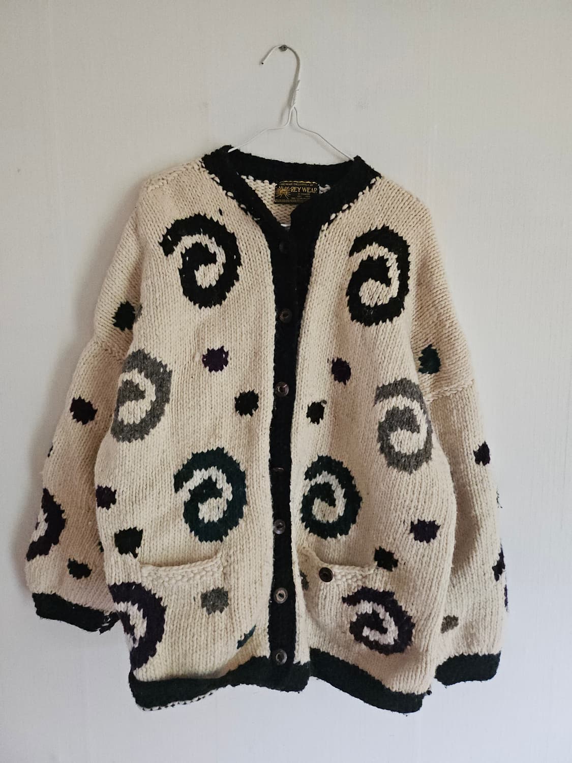 REY WEAR 울100 가디건 상품이미지2