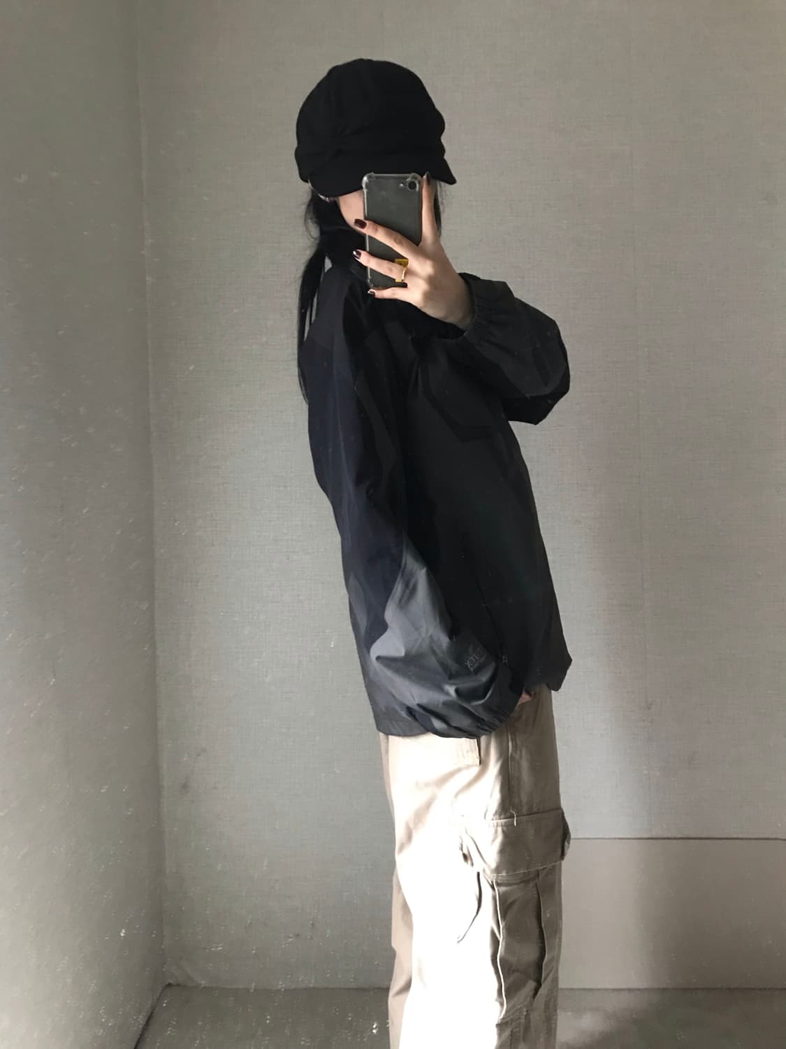 콜롬비아 카키그레이 바람막이 상품이미지5