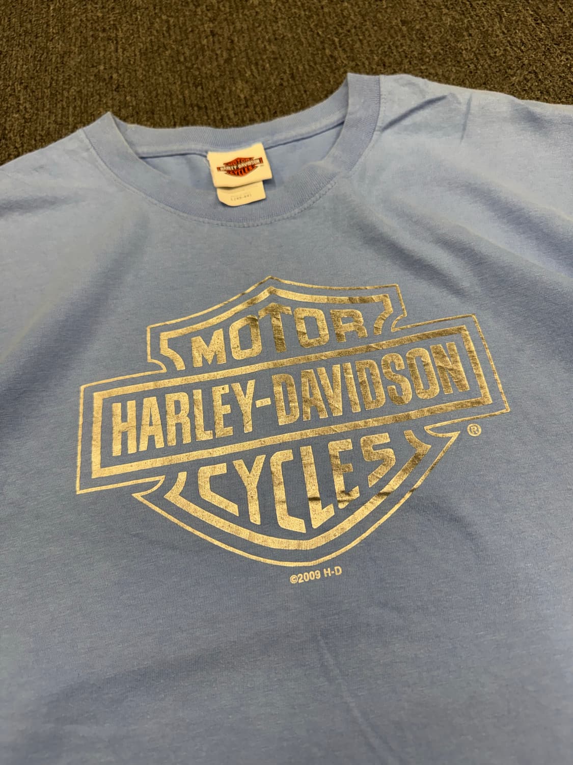 L)할리데이비슨 빈티지 프린팅 Kentucky 반팔 상품이미지3