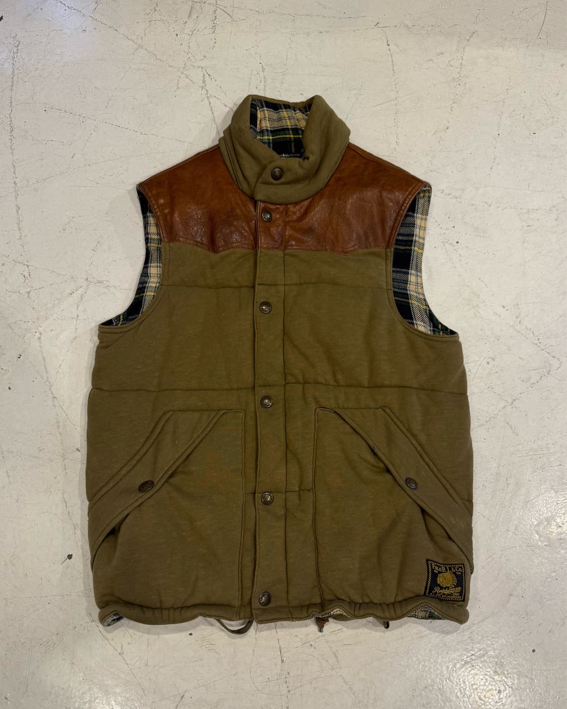 폴로 레더 블렉와치 요크 다운 베스트 상품이미지1