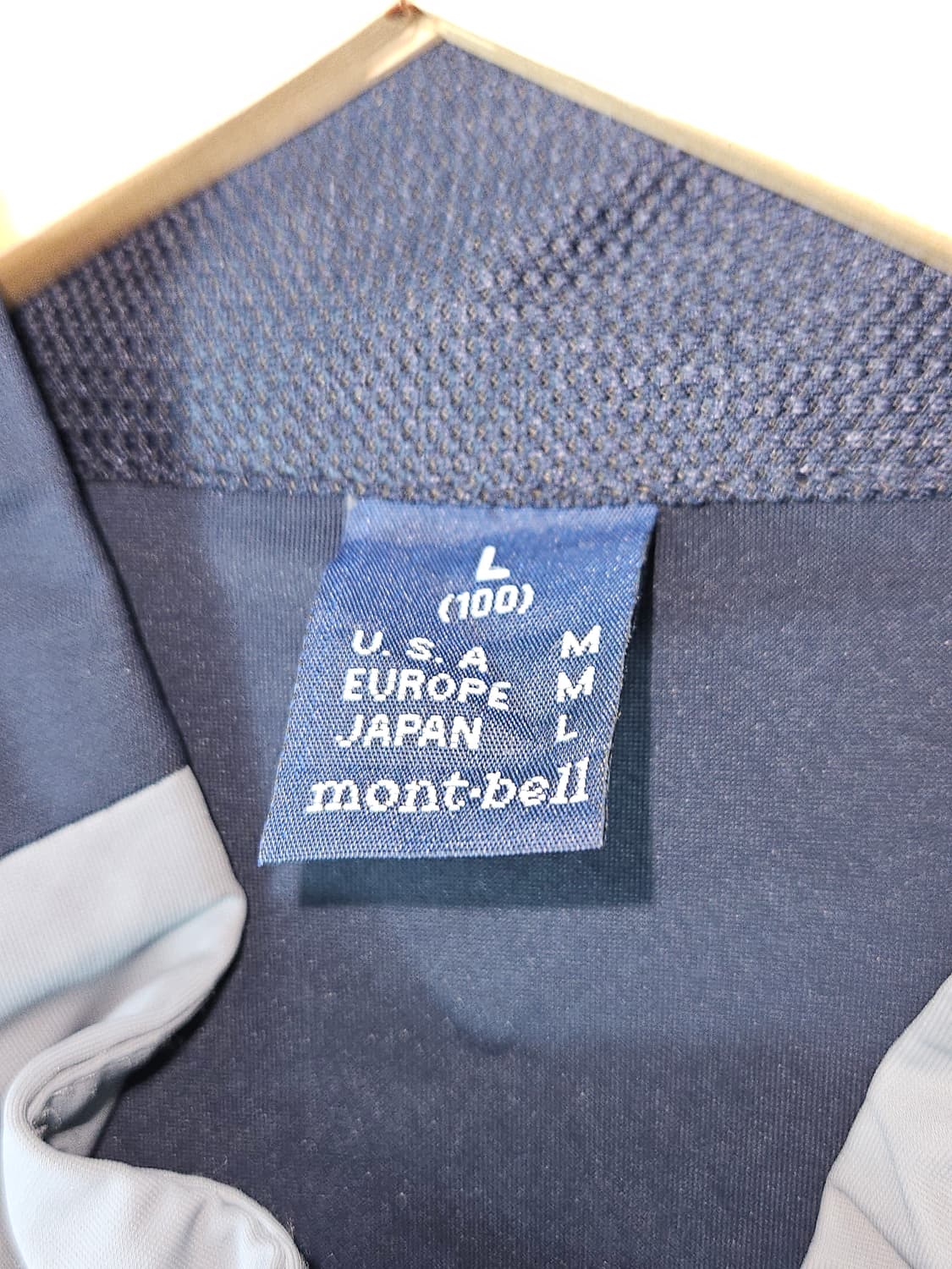몽벨 montbell 기능성 메쉬 집업자켓 트레이닝 고프코어 L 100 상품이미지5