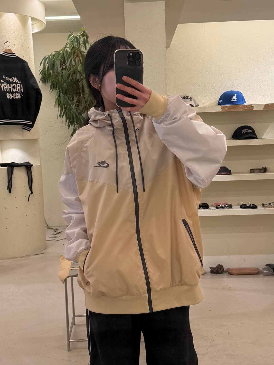 나이키 배색 후드 바람막이 U401 상품이미지1