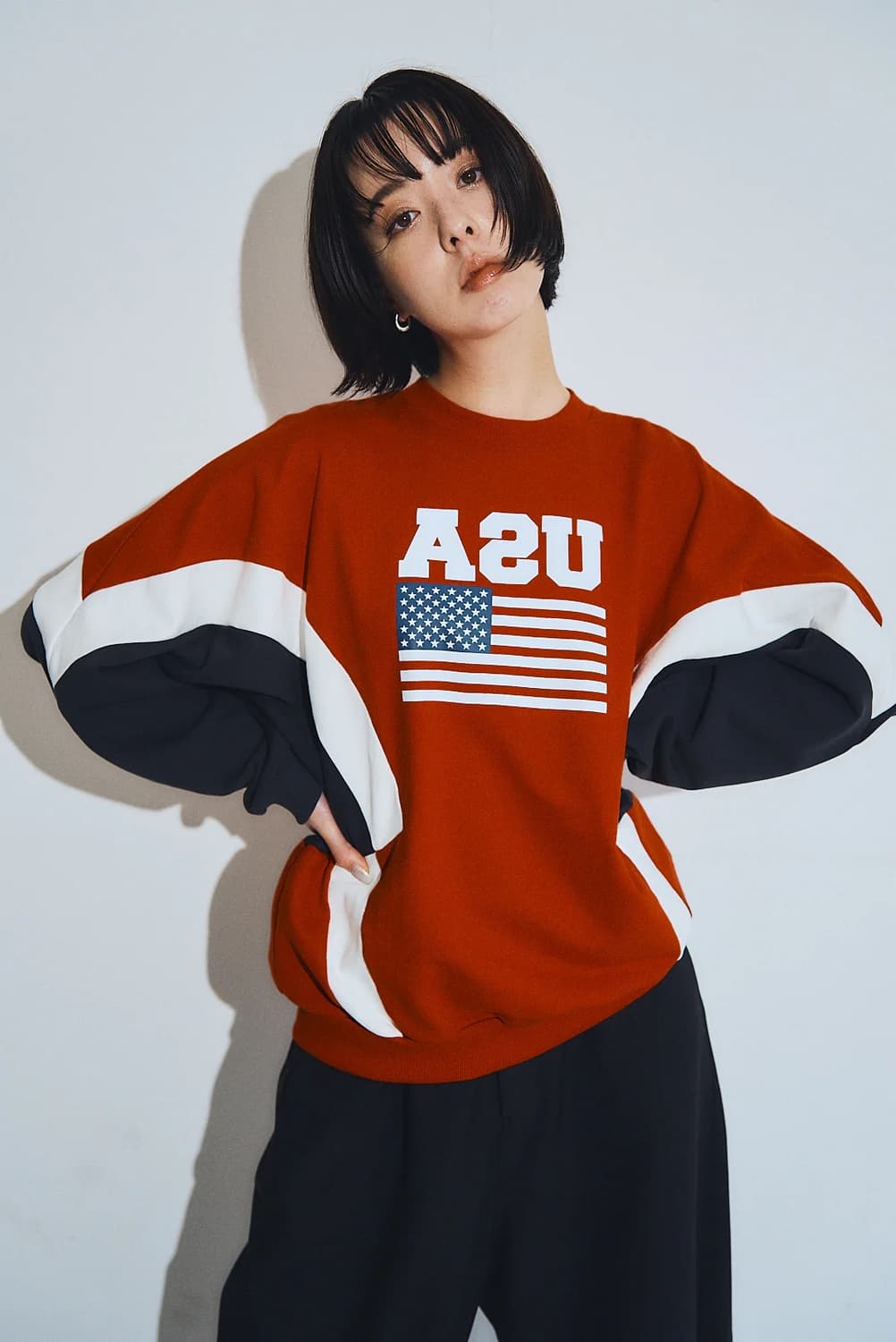 [L] 윌리차바리아 usa 스웻셔츠  상품이미지1