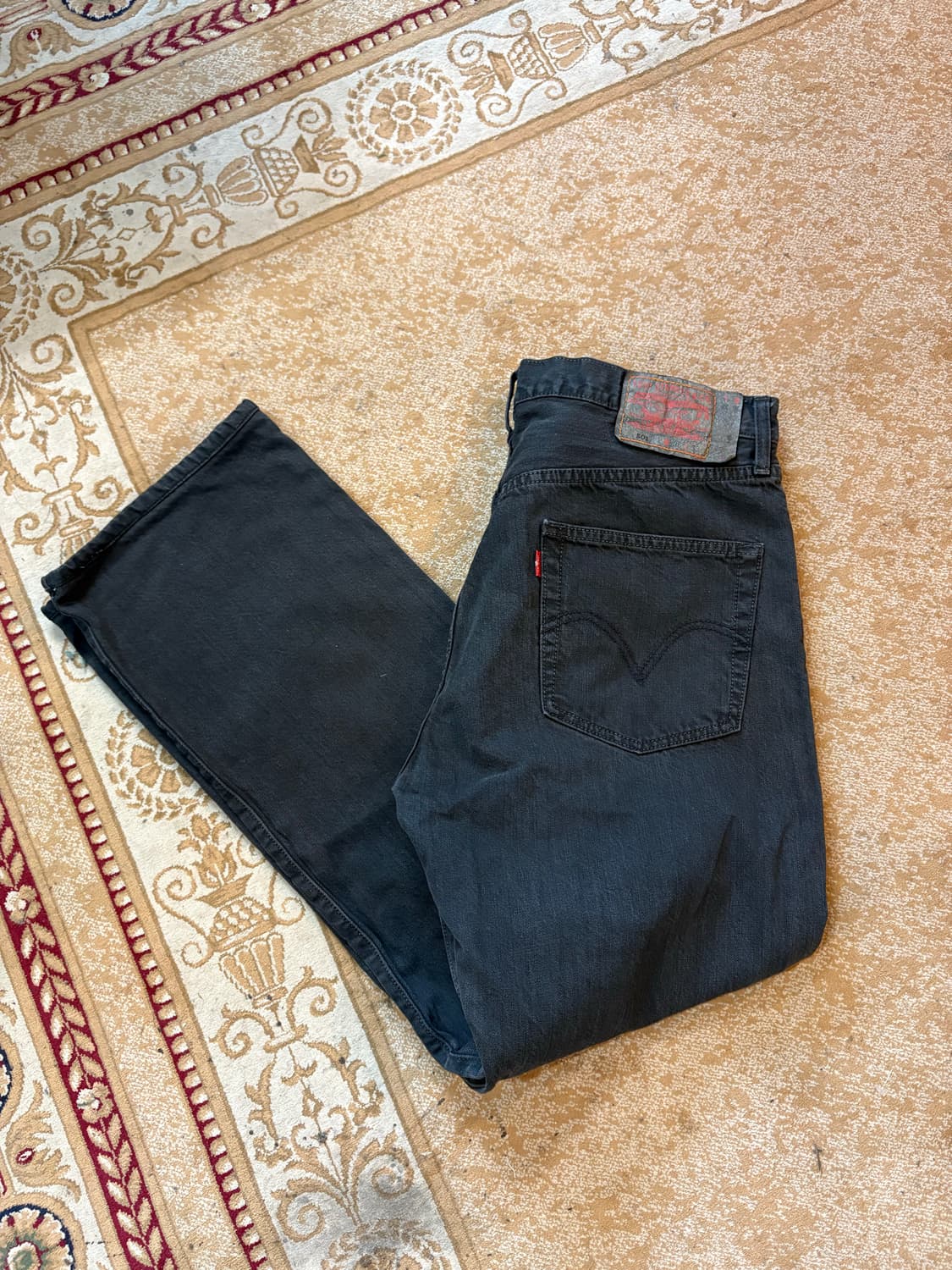 00‘s Levis Black 501 Denim pant.  상품이미지10